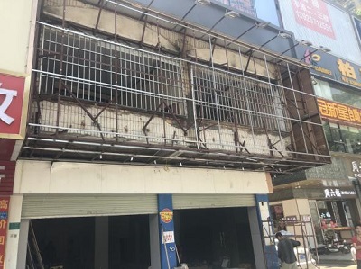 广告牌正门头立面图